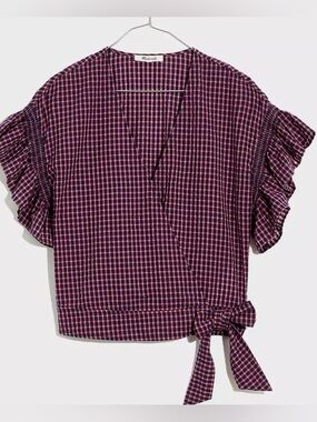 Madewell Tie-Waist Wrap Blouse